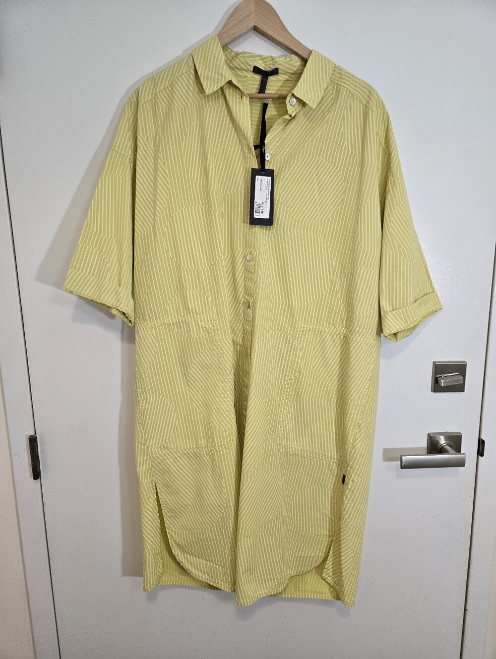 NWT OSKA Kleid Elvina 031 Dress – Size 1 – Sprout (Yellow/White Pattern) - Picture 11 of 11